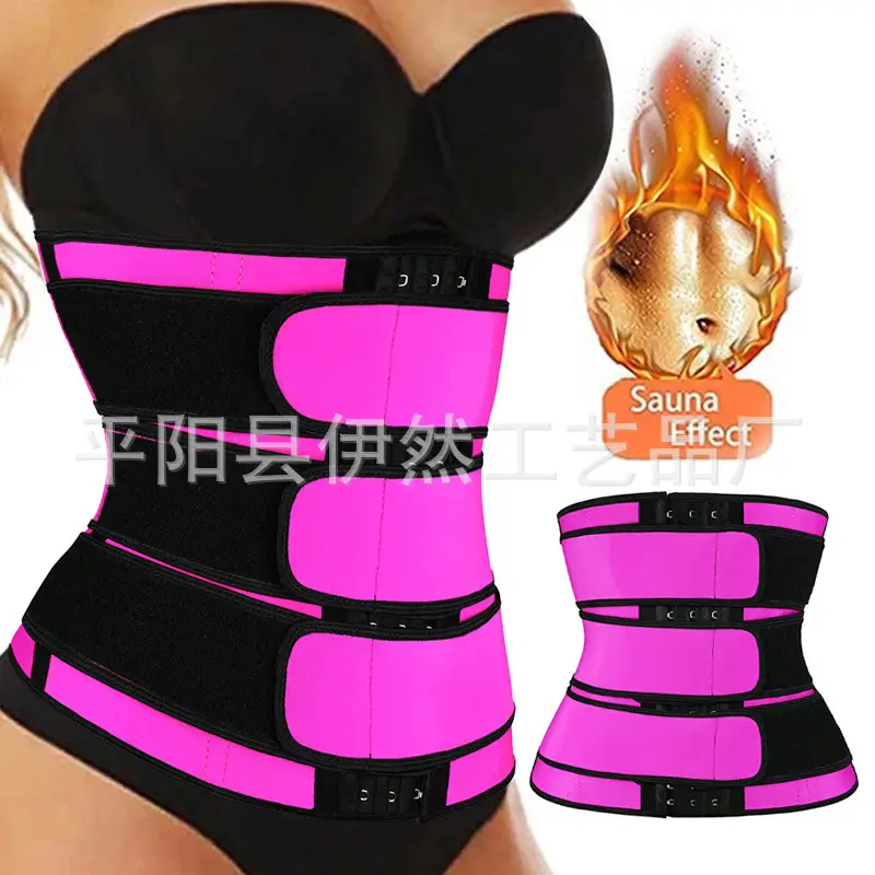 Women's Black Sports Body Shaping Belt with Zip - Image 11
