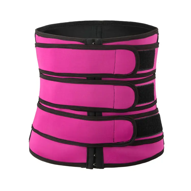 Women's Black Sports Body Shaping Belt with Zip - Image 13