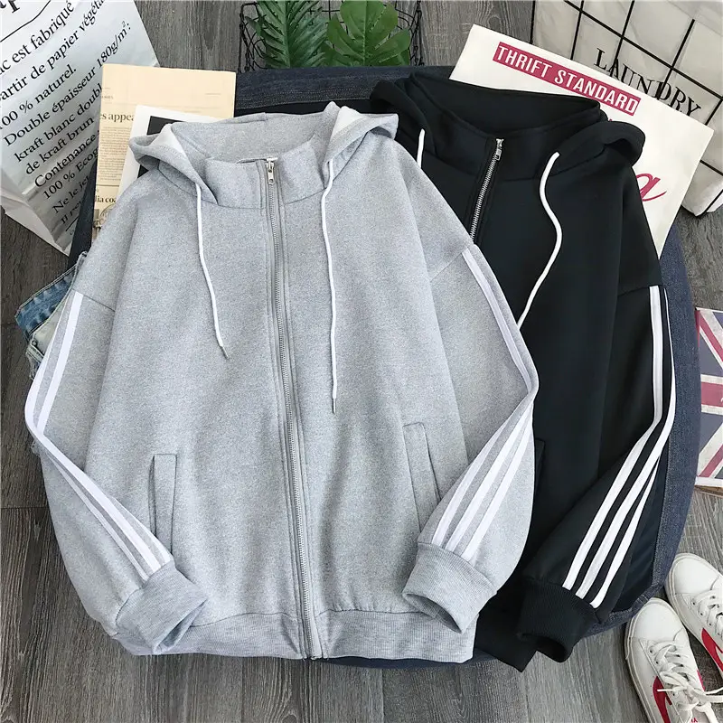 Women Red Fleece Hoodie Winter Warm All Match — feature 10
