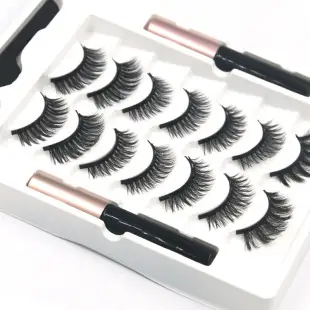 Magnet False Eyelashes Set for Double Eyes & Nails — feature 7