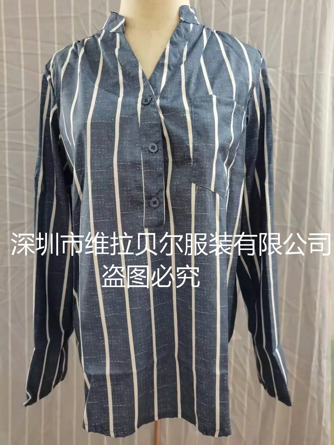 Women Printed Striped Shirt Same Day Delivery