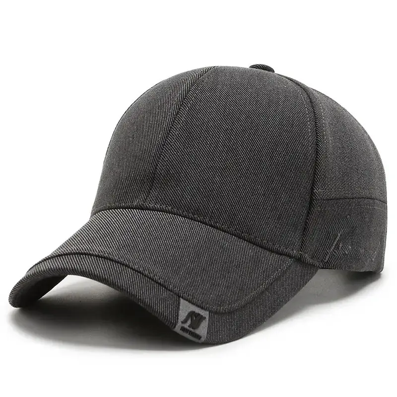 Men's Grey Baseball Cap for All Seasons - Image 4