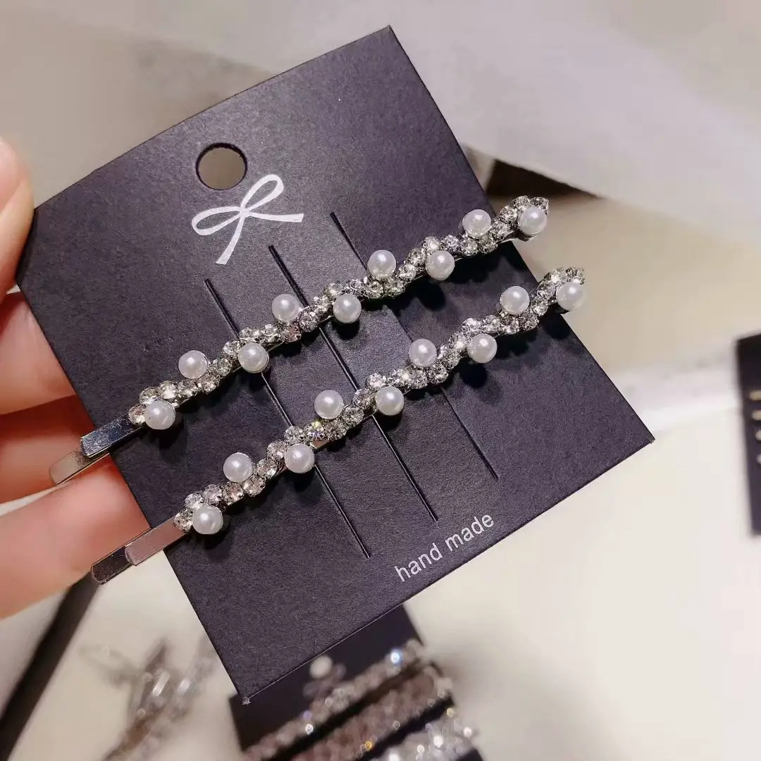 Korean Elegant Rhinestone Butterfly Hairpins Set of 5 - Image 5