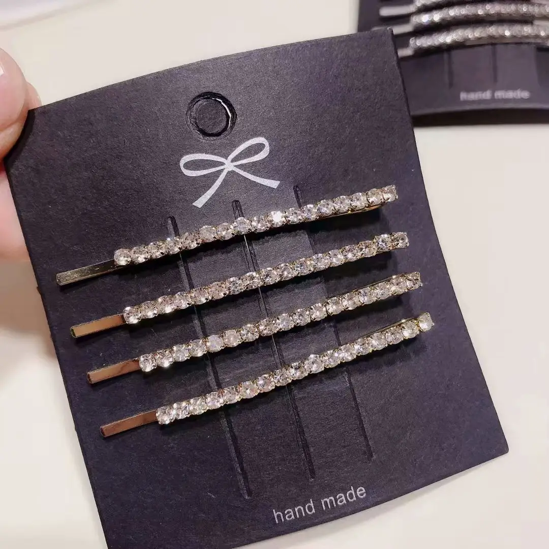 Korean Elegant Rhinestone Butterfly Hairpins Set of 5 - Image 6