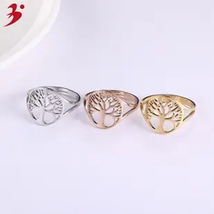Hollow Symmetrical Irish Knot Rings for Women Gold Silver Rose Gold — feature 7