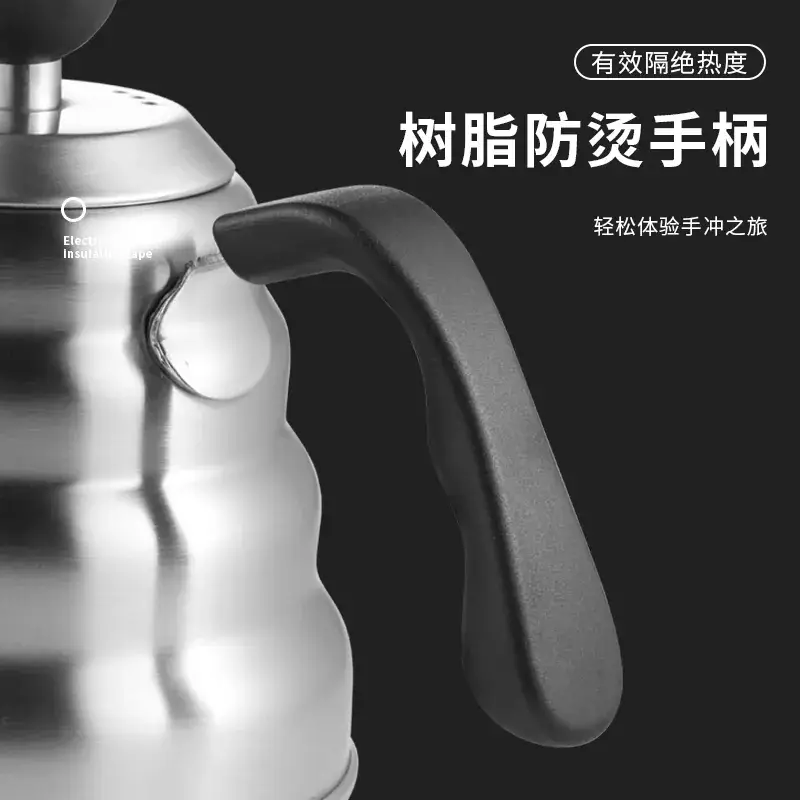 304 Stainless Steel Long Mouth Hot Pot Tea Kettle - Image 3