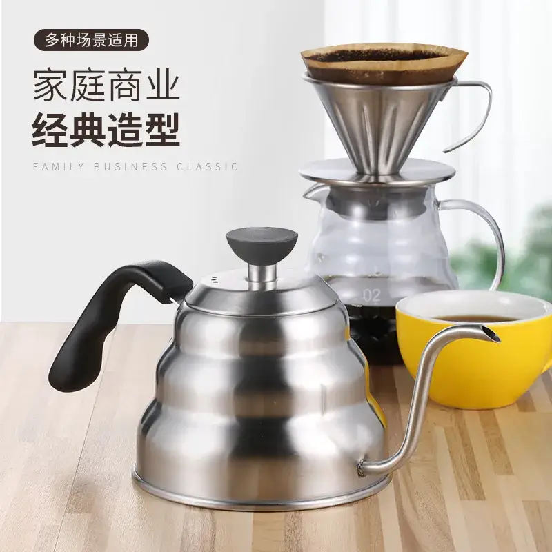 304 Stainless Steel Long Mouth Hot Pot Tea Kettle - Image 5