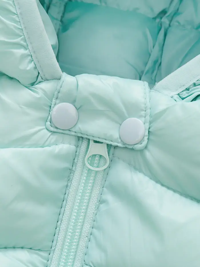Kids Hooded Vest Light Blue Bear Ears Winter Wear - Image 19