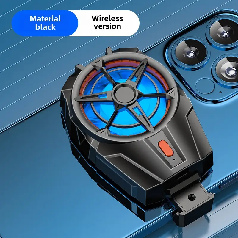 Wireless Mobile Phone Radiator Fan Cooling Black - Image 10