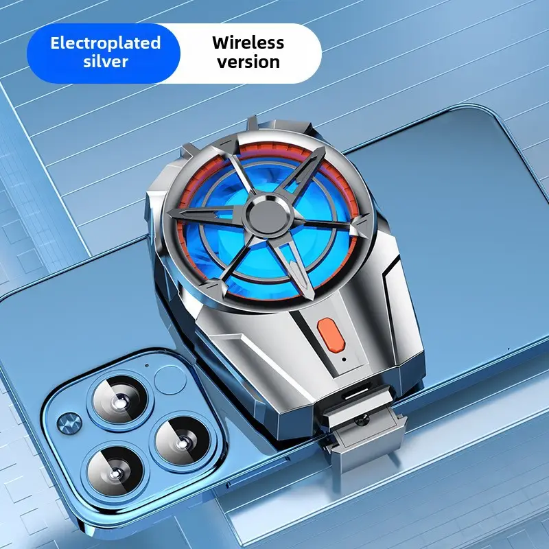 Wireless Mobile Phone Radiator Fan Cooling Black - Image 7