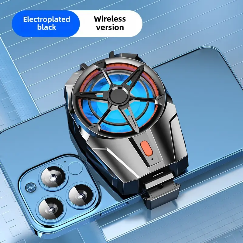 Wireless Mobile Phone Radiator Fan Cooling Black - Image 8