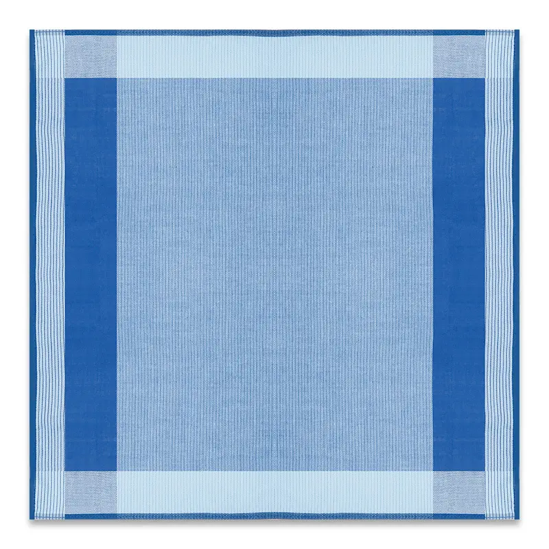Cotton Men's Handkerchief 3Pcs Vintage Blue Grey - Image 6
