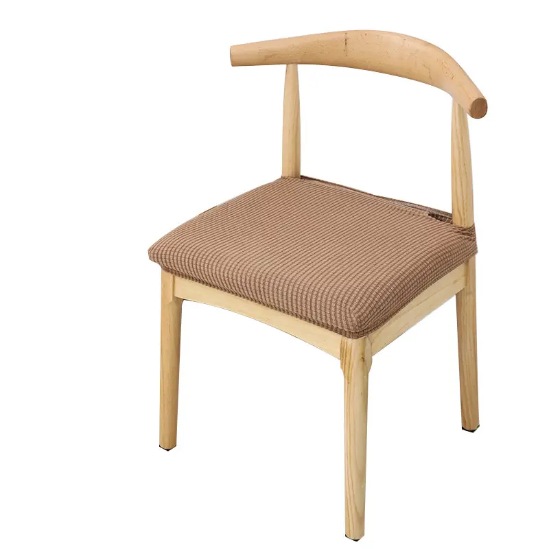 Modern Wooden Chair Cover琥珀棕 Elastic Seat Protector - Image 17