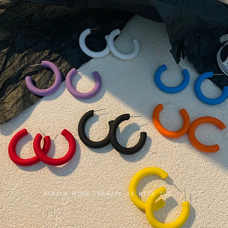 Colorful Acrylic Ear Rings for Women 2022 - Image 8