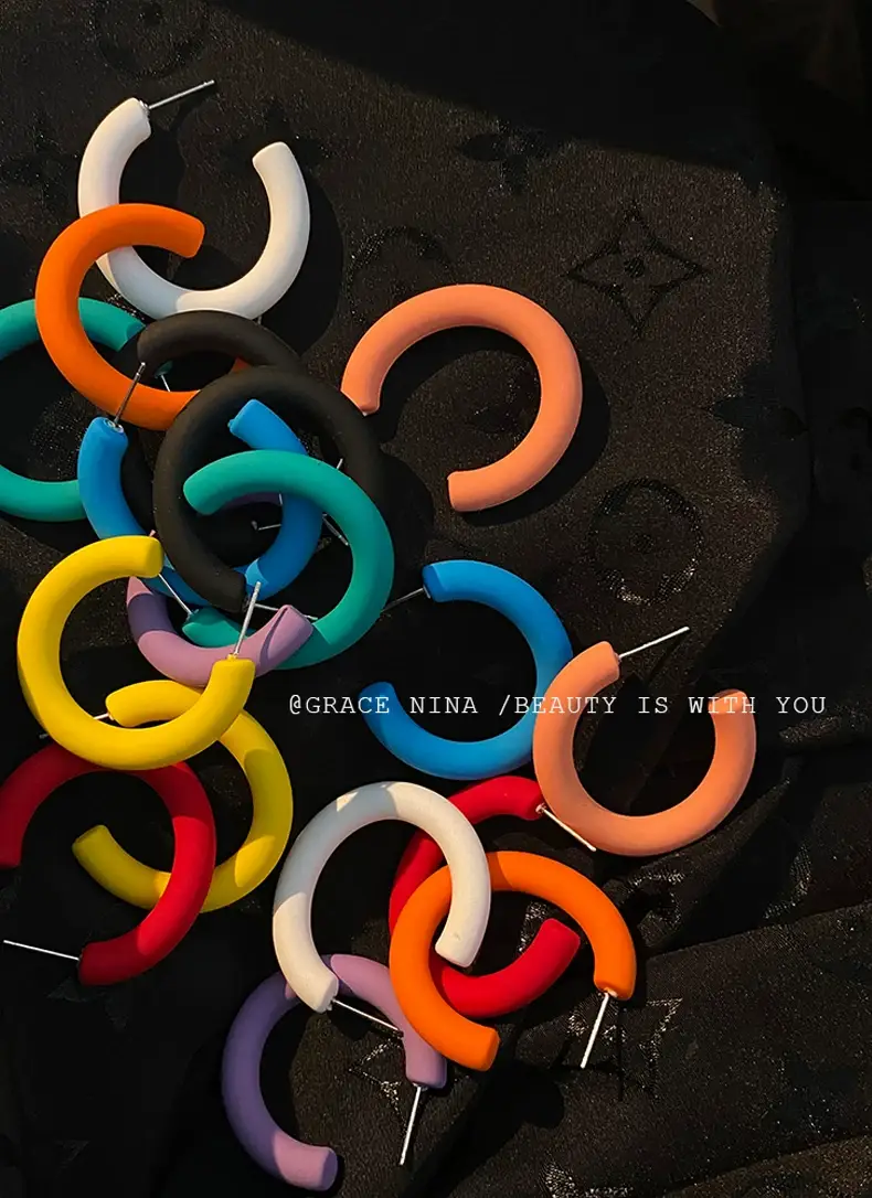 Colorful Acrylic Ear Rings for Women 2022 — feature 2