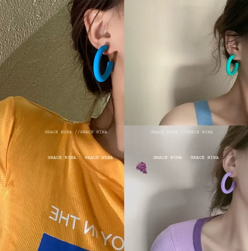 Colorful Acrylic Ear Rings for Women 2022 — feature 4
