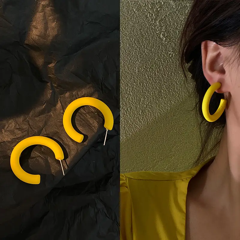 Colorful Acrylic Ear Rings for Women 2022 - Image 2