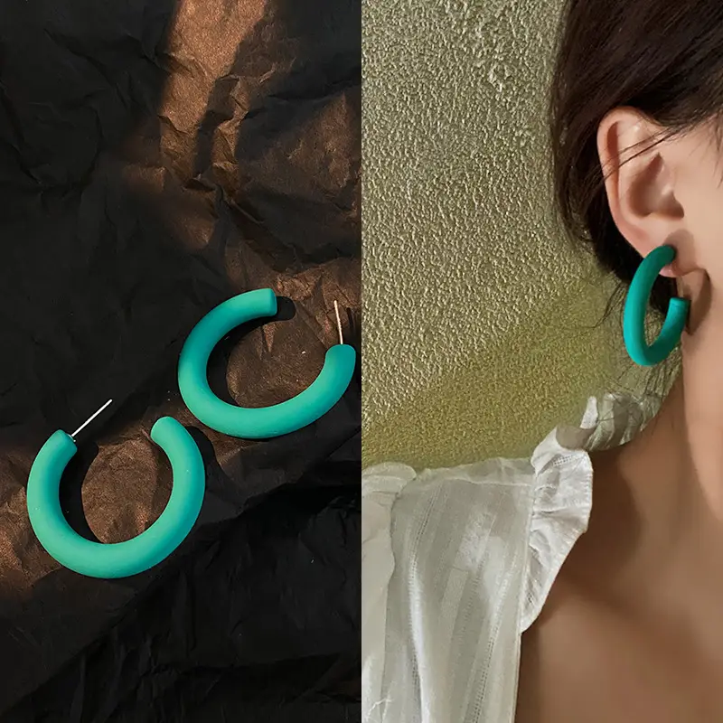 Colorful Acrylic Ear Rings for Women 2022 - Image 3