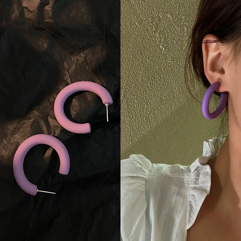 Colorful Acrylic Ear Rings for Women 2022 - Image 6