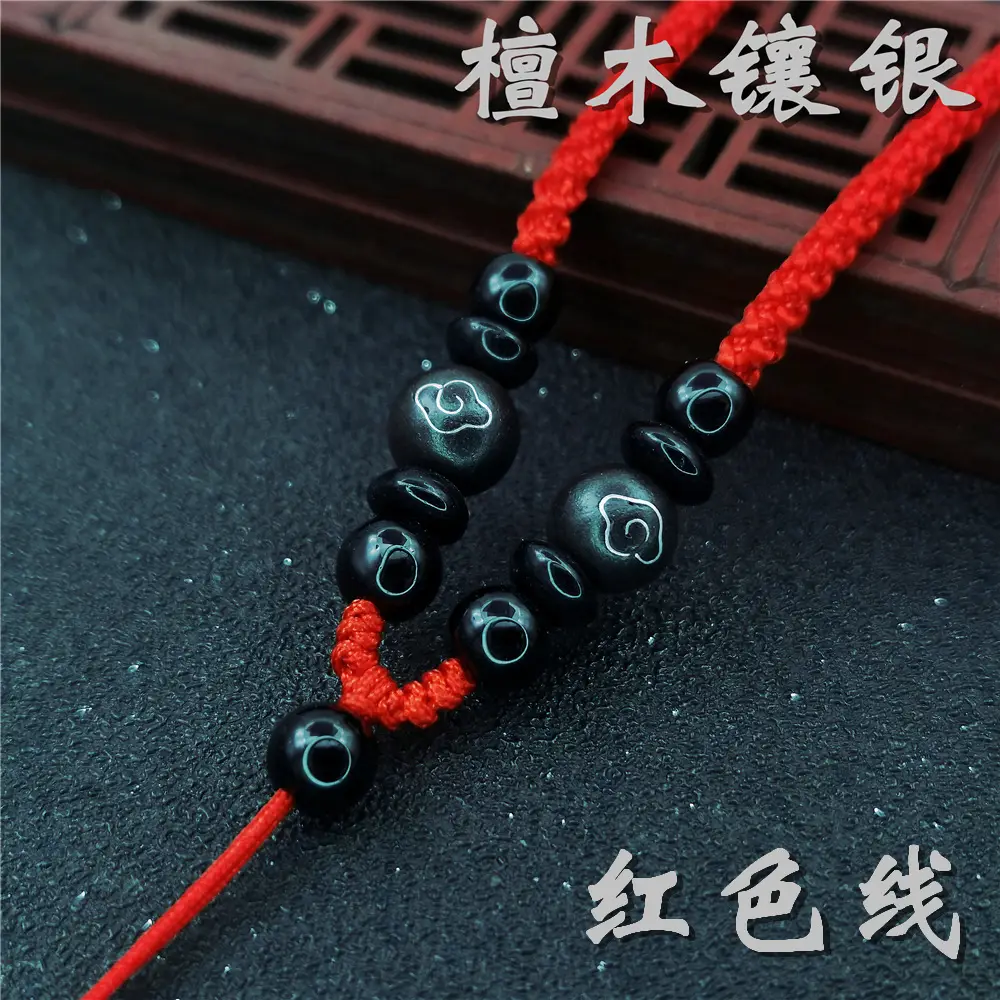 Hand-Woven Jade Pendant Necklace Red Cord - Image 21