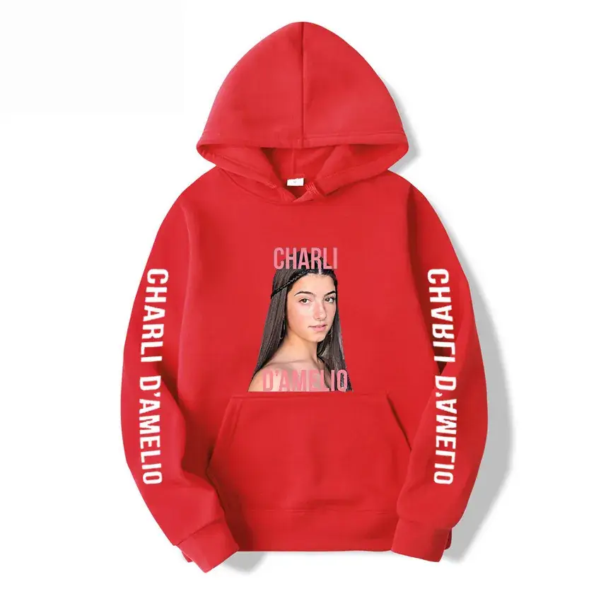Red Charli Daneleo Fleece Hoodie for Men