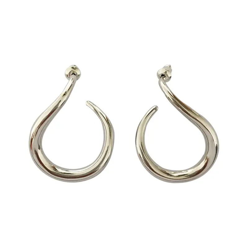 18k Cold Metal Earrings for Women - Image 6