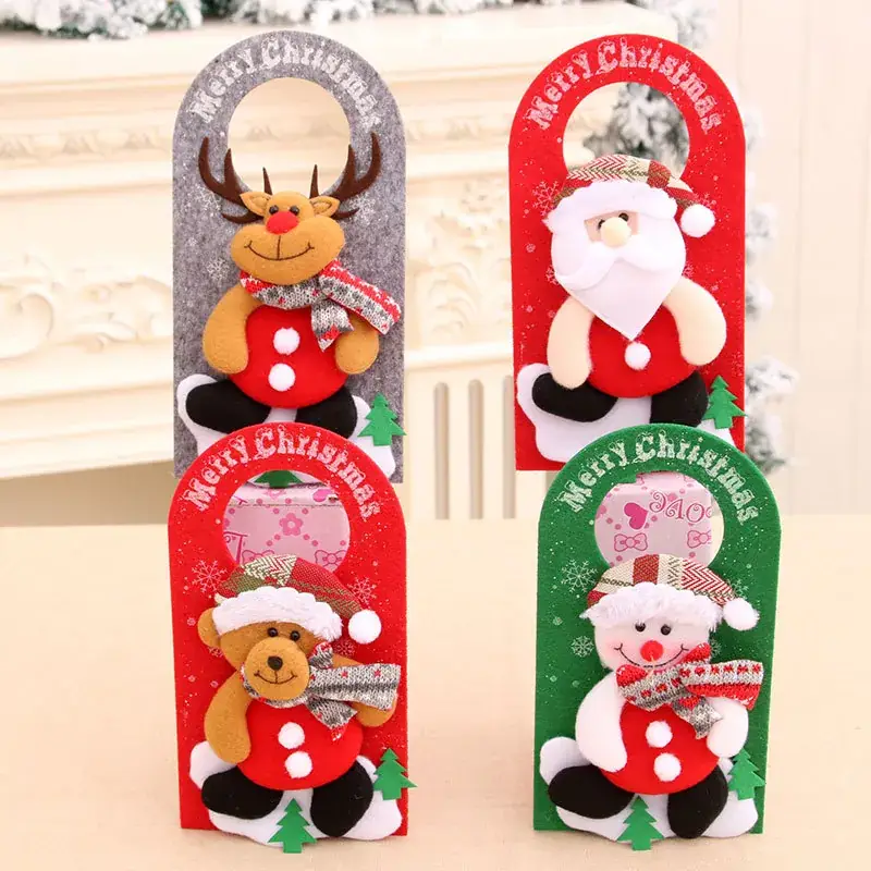 New Christmas Door Hanging Pendant with Cartoon Bear - Image 6