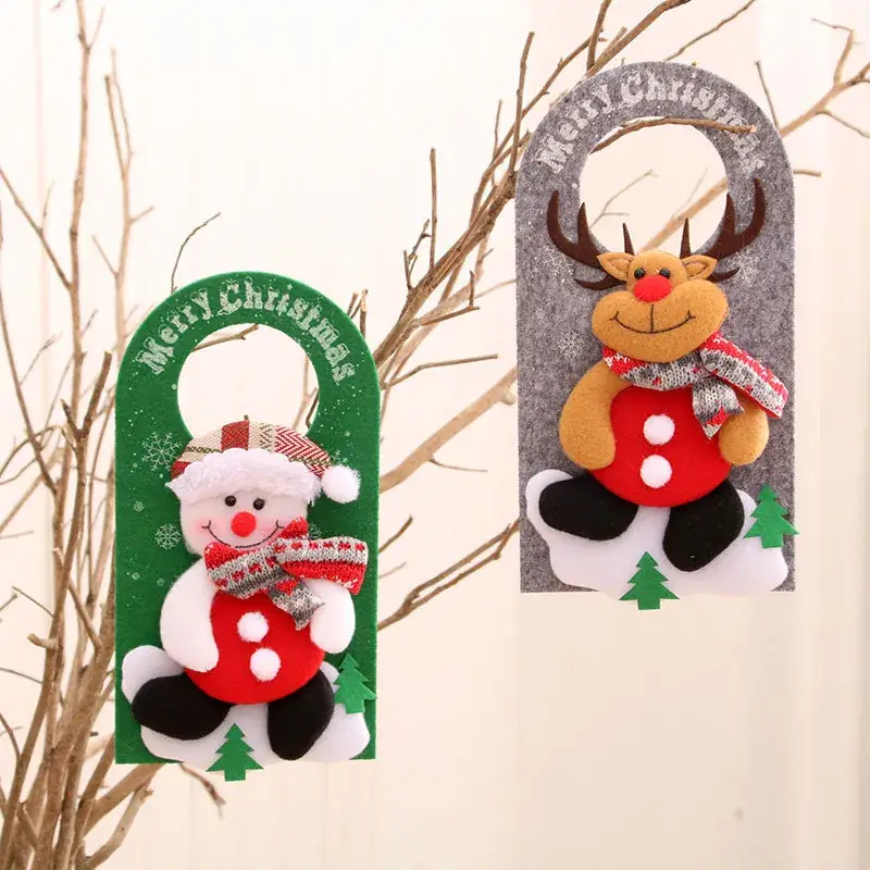 New Christmas Door Hanging Pendant with Cartoon Bear - Image 7