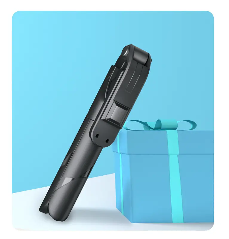Bluetooth Tripod Selfie Stick with Live Outdoor Camera - Image 2