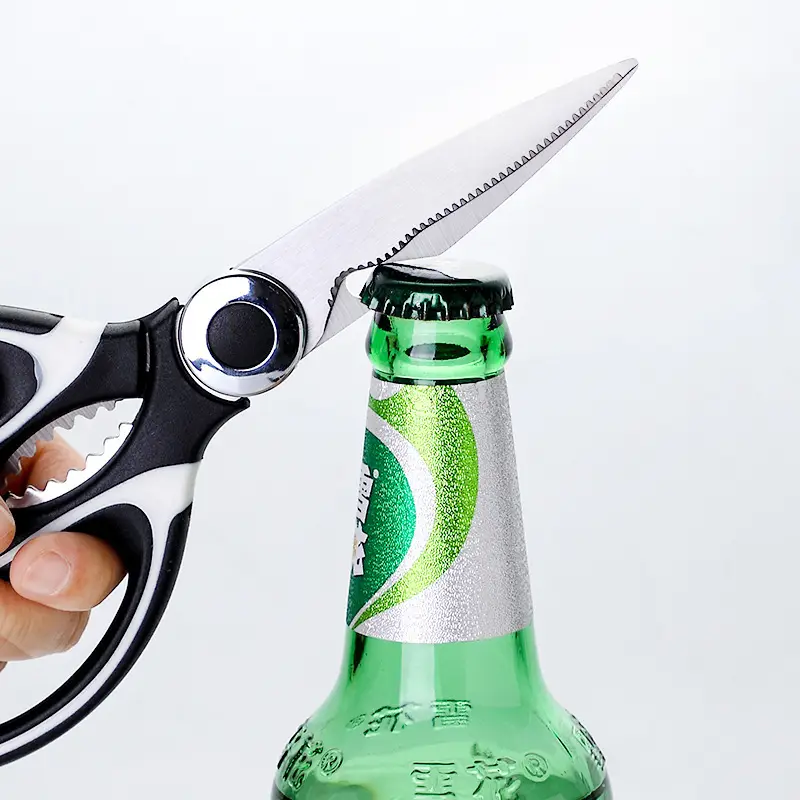 Stainless Steel Multifunctional Kitchen Scissors for Chicken Bone Cutting - Image 4