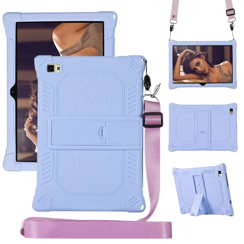 Pink Silicone Tablet Cover 10.1 "PC" Anti-drop - Image 17