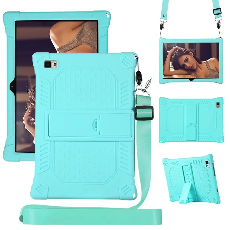 Pink Silicone Tablet Cover 10.1 "PC" Anti-drop — feature 10