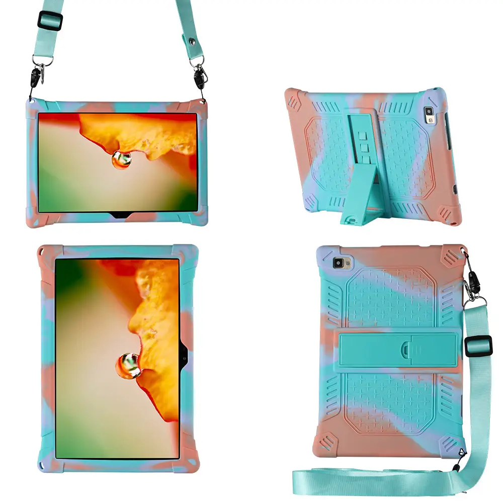 Pink Silicone Tablet Cover 10.1 "PC" Anti-drop - Image 12