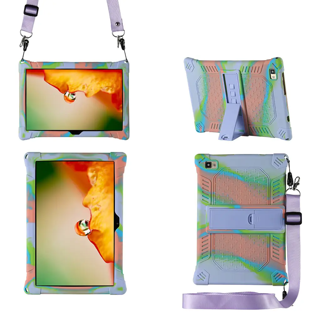 Pink Silicone Tablet Cover 10.1 "PC" Anti-drop - Image 13