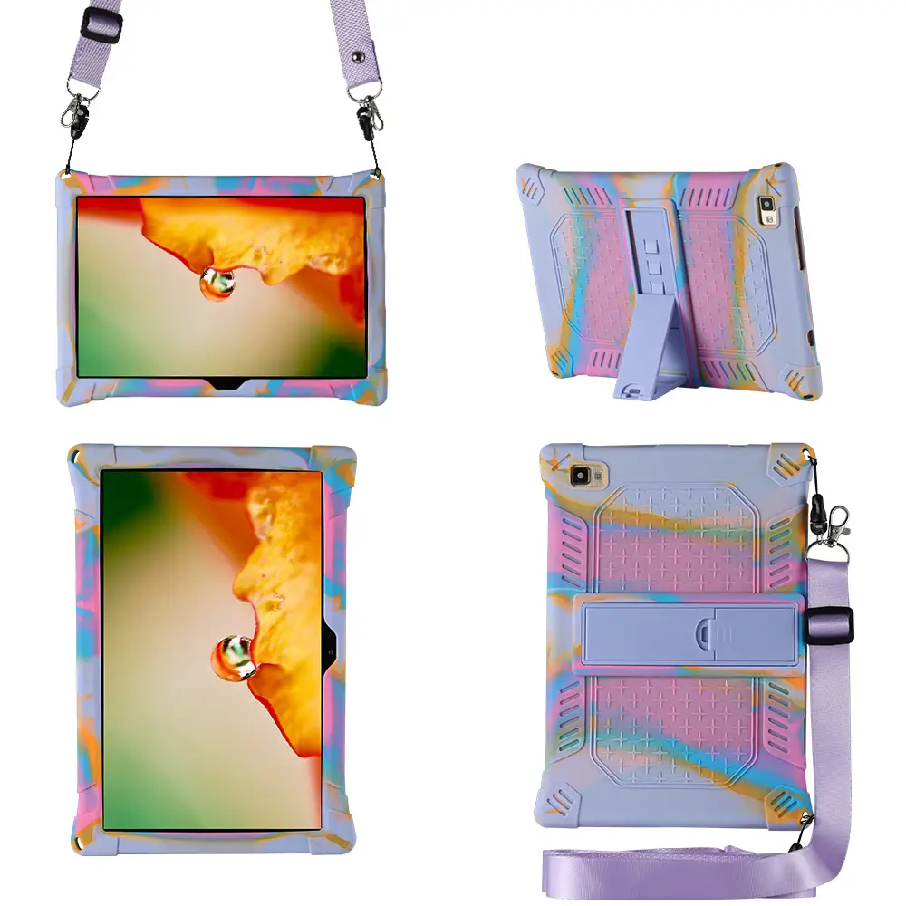 Pink Silicone Tablet Cover 10.1 "PC" Anti-drop - Image 9