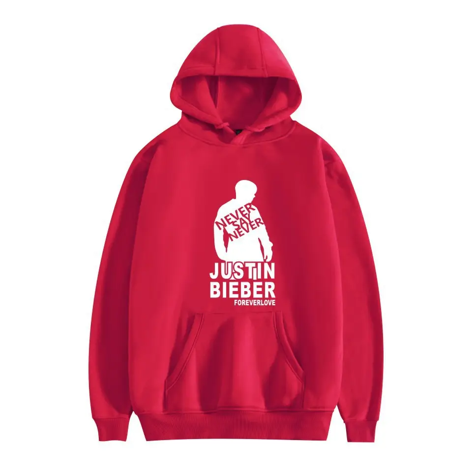 Pink Justin Long Sleeve Hooded Sweatshirt