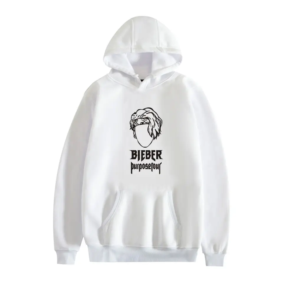 Pink Justin Long Sleeve Hooded Sweatshirt
