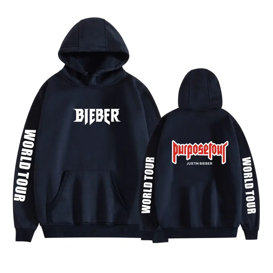 Pink Justin Long Sleeve Hooded Sweatshirt