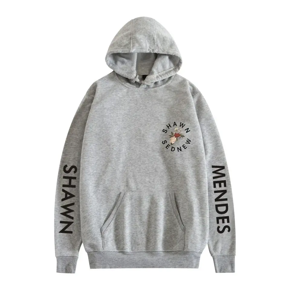 White Hooded Sweatshirt with Printed Design - Image 14