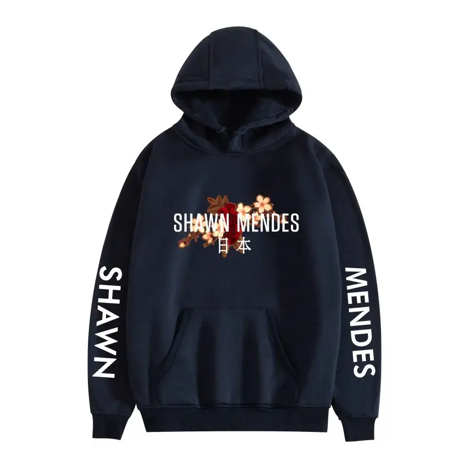White Hooded Sweatshirt with Printed Design - Image 9
