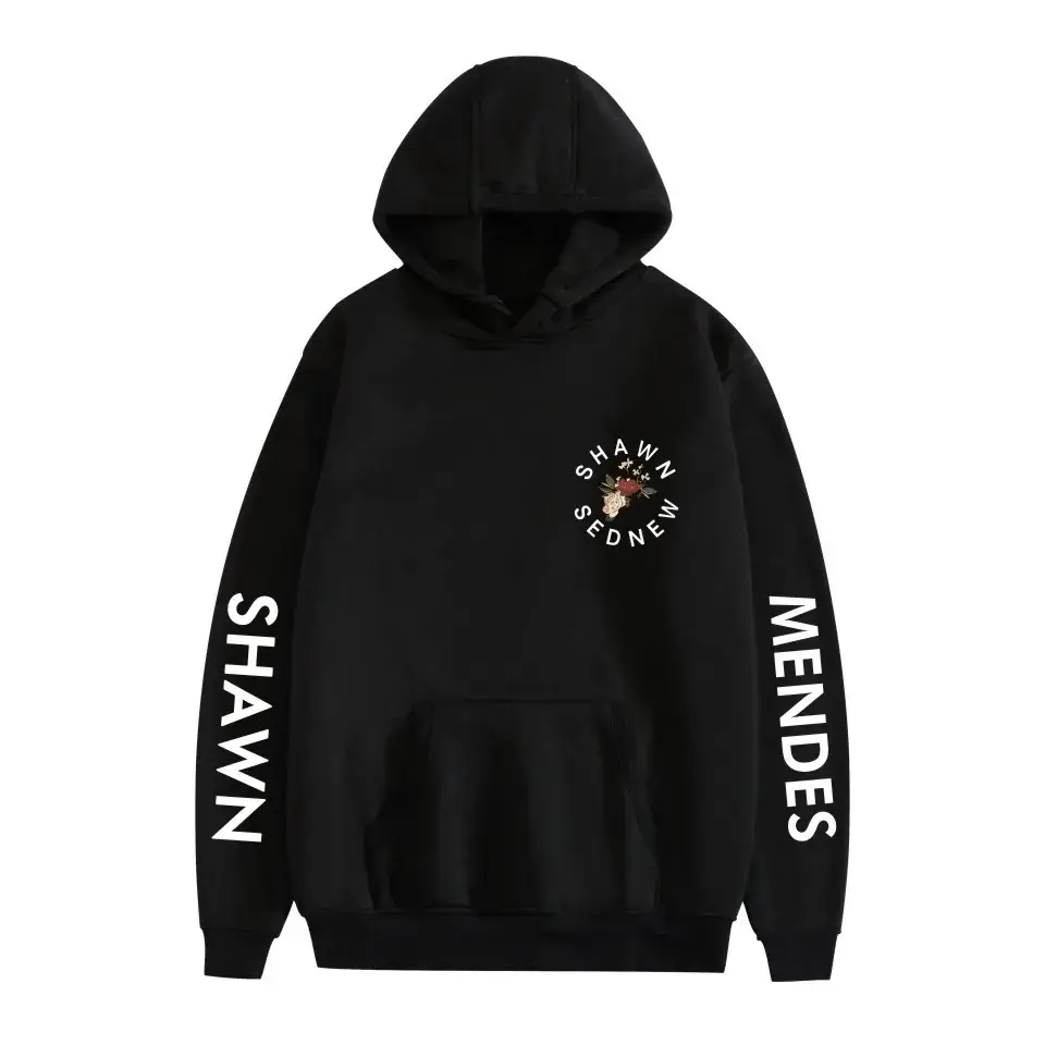 White Hooded Sweatshirt with Printed Design - Image 12