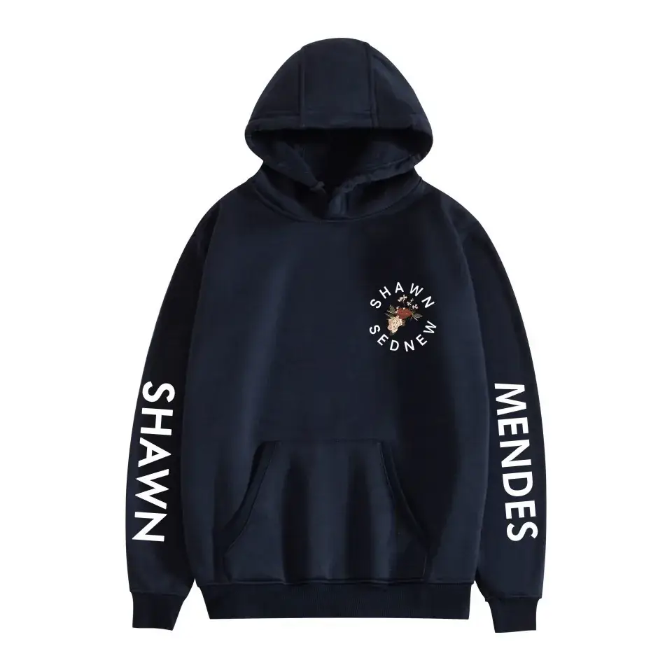 White Hooded Sweatshirt with Printed Design - Image 15