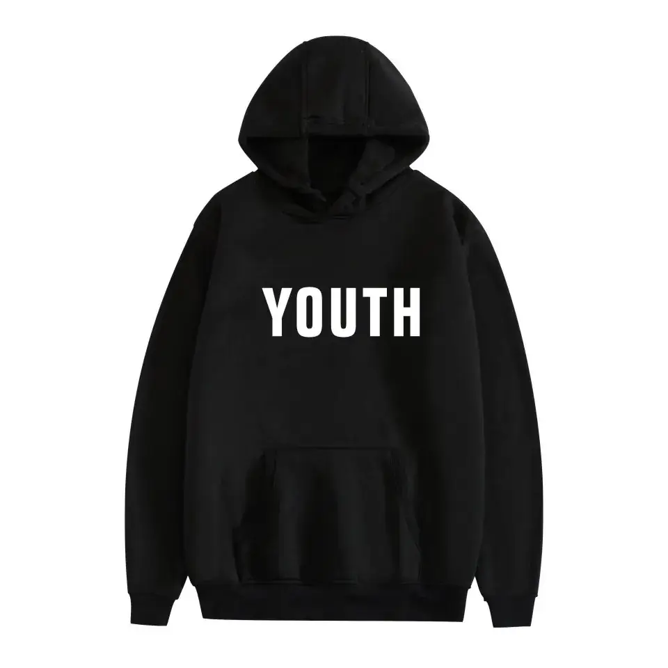White Hooded Sweatshirt with Printed Design - Image 24