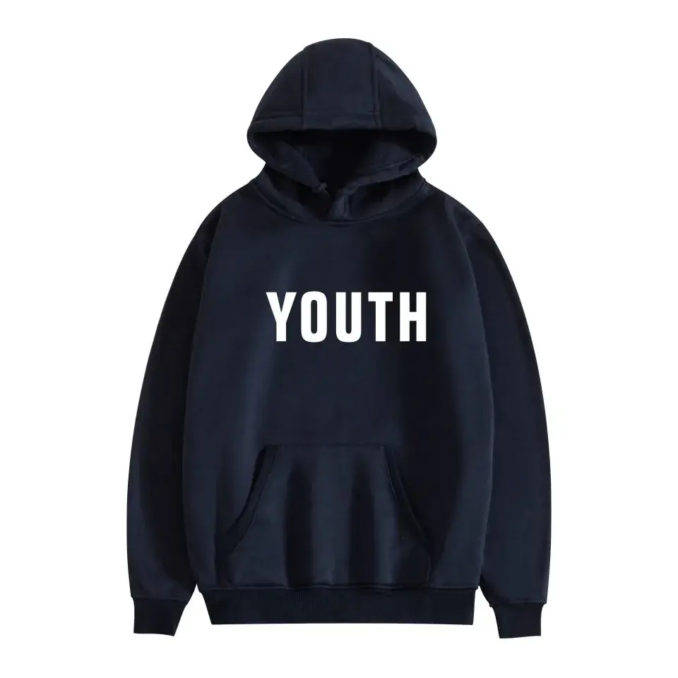 White Hooded Sweatshirt with Printed Design - Image 27