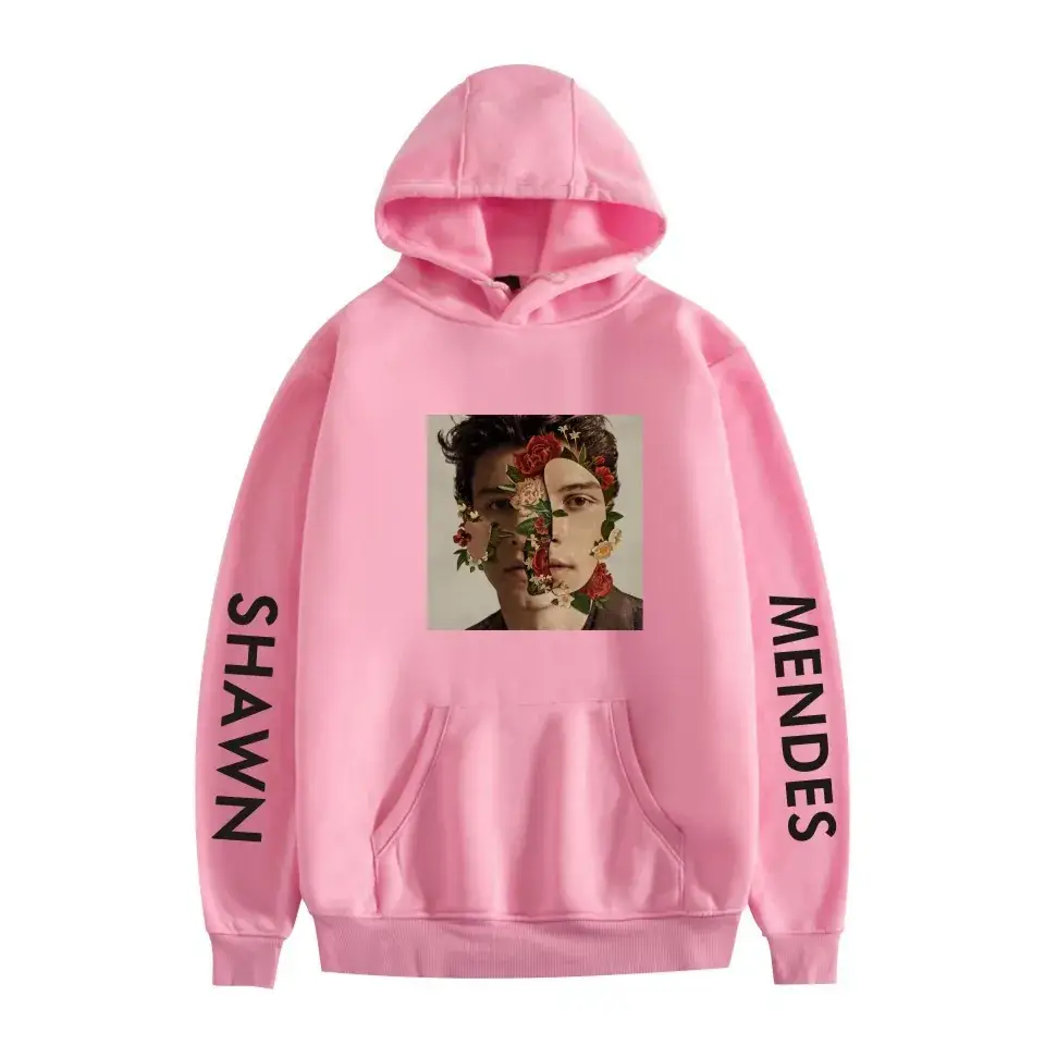 White Hooded Sweatshirt with Printed Design - Image 4