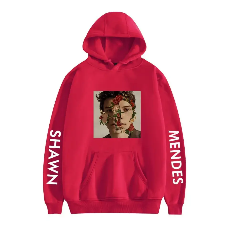 White Hooded Sweatshirt with Printed Design - Image 5