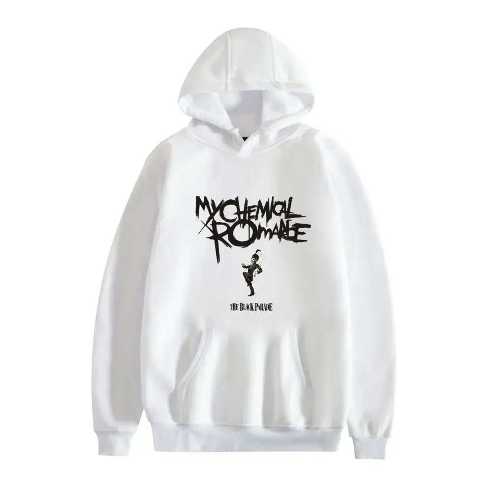 Men Fleece Hoodie My Chemical Romance Black Winter - Image 2