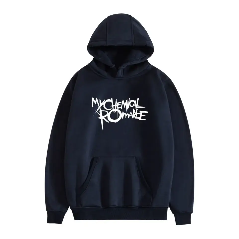 Men Fleece Hoodie My Chemical Romance Black Winter - Image 10