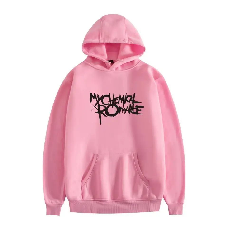 Men Fleece Hoodie My Chemical Romance Black Winter - Image 11