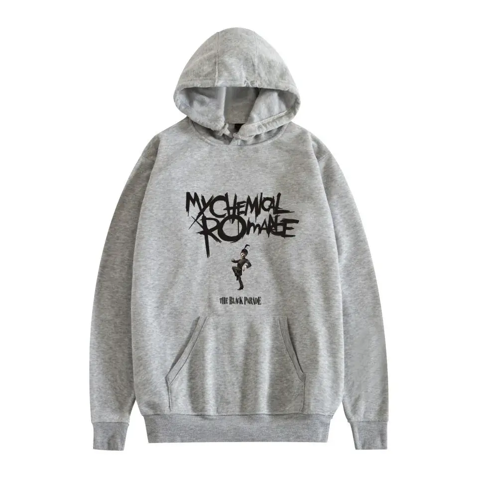Men Fleece Hoodie My Chemical Romance Black Winter - Image 3